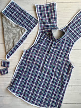 Load image into Gallery viewer, Blue Multi Color Plaid Clever Cover