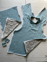 Load image into Gallery viewer, Lt Blue Square Plaid Clever Cover