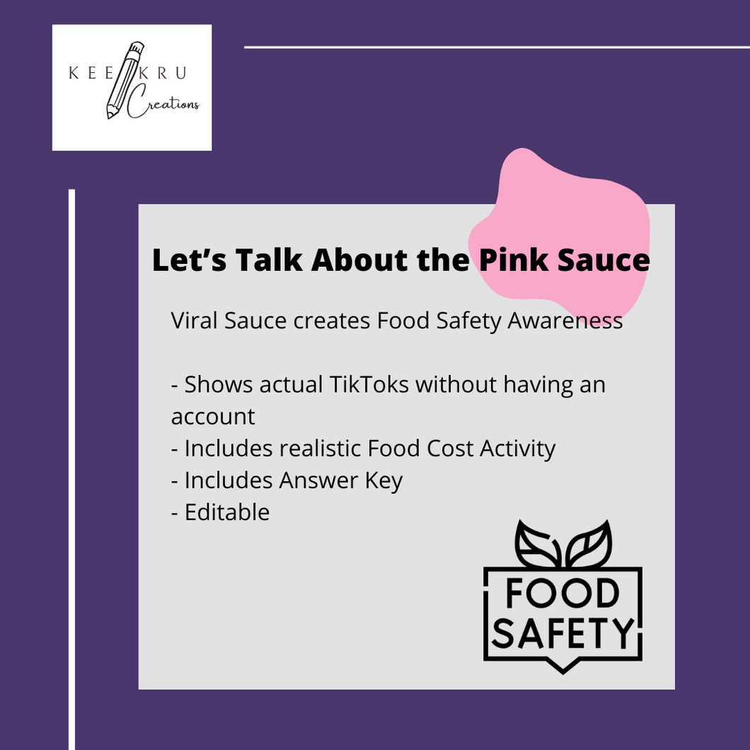 Let's Talk About the Pink Sauce - DIGITAL DOWNLOAD